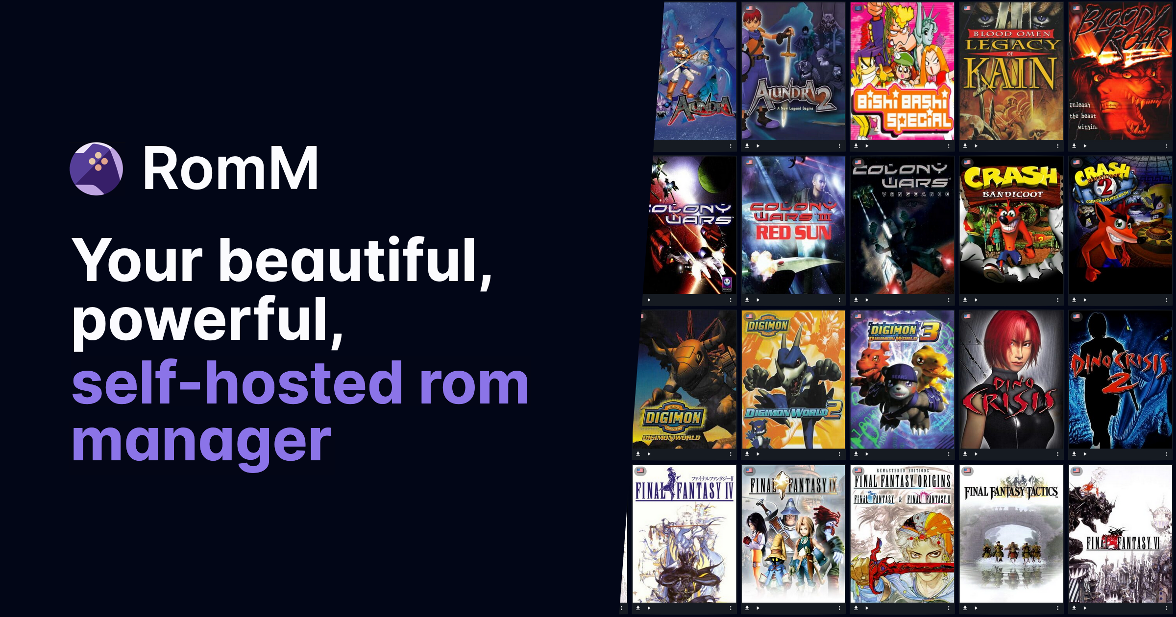 The RomM Project: all-in-one app for managing your game collection